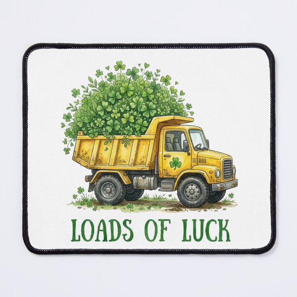 Item preview, Loads of Luck Dump Truck St. Patrick's Day designed and sold by raedattia.