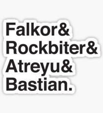 Falkor & Rockbiter & Atreyu & Bastian Sticker