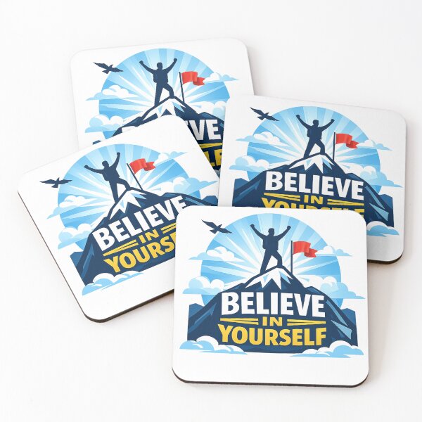 Item preview, Believe in Yourself | Motivational Quote Typography | Inspirational Positive Mindset Design designed and sold by Creative Dev.
