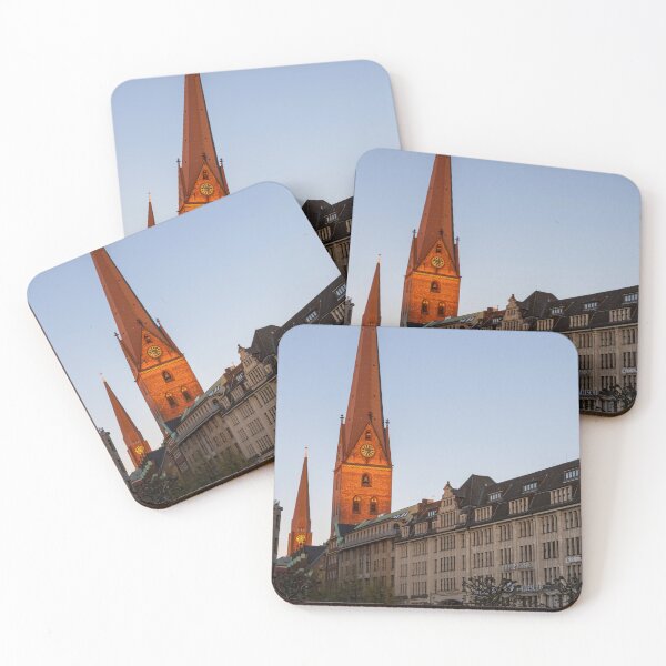 Item preview, Sunset Over St. Peter's Church in Hamburg, Germany designed and sold by jrtwynam.