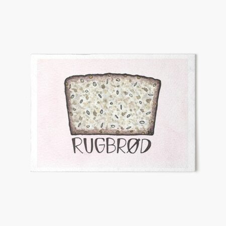 Rye Bread | Rugbrød Art Board Print