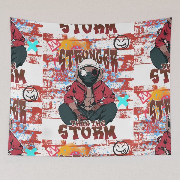 Item preview, Stronger Than the Storm Urban Streetwear designed and sold by Szpaku desart .