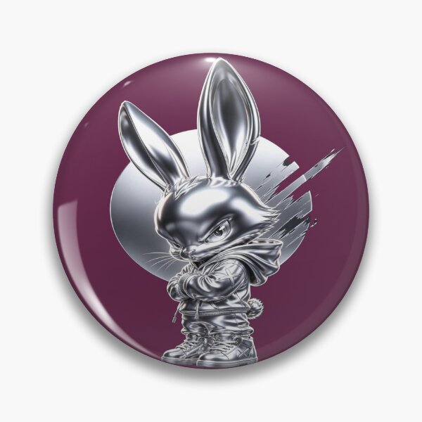 Item preview, The Coolest Rabbit on the Street - Streetwear Rabbit - 3D Mascot in a Hoodie in front of the Moon designed and sold by RAYBIL.