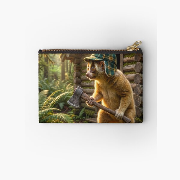 Item preview, Slow Loris Lumberjack Lives in a Log Cabin designed and sold by Tridentulus.