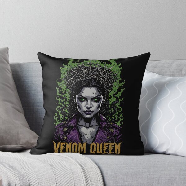 Item preview,  Venom Queen Gothic Crown - Dark Fantasy Neon Green Art designed and sold by A-M-G-Shop.