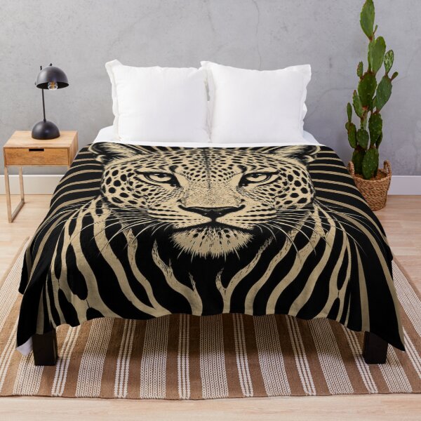 Item preview, Majestic Leopard in Radiant Monochrome designed and sold by Pure Craft.