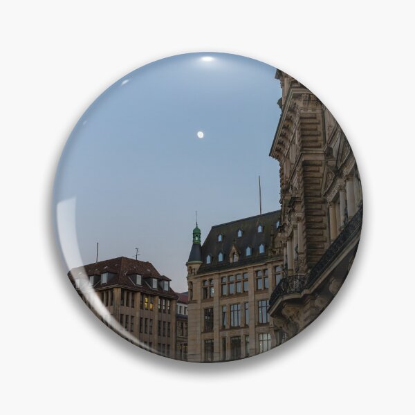 Item preview, Moonlit Evening on Rathausstrabe, Hamburg, Germany designed and sold by jrtwynam.