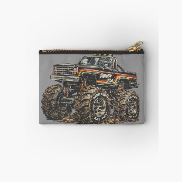 Item preview, Stomper 4X4 Monster Truck T-Shirt Retro Stripes, Racing Graphic. designed and sold by BlueLineLAX.