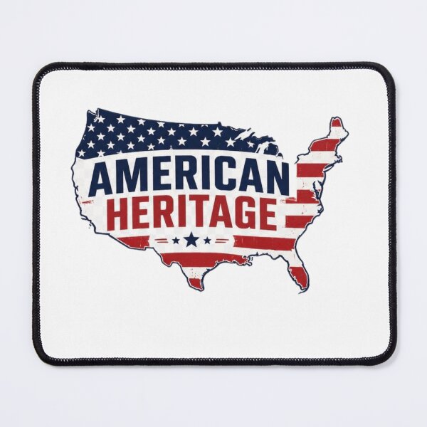 Item preview, American Heritage | USA Map Patriotic Design designed and sold by Aisha Creates.