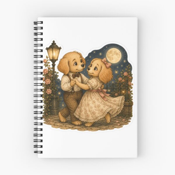 Item preview, Puppies Dancing Under Moonlight designed and sold by Snurly.