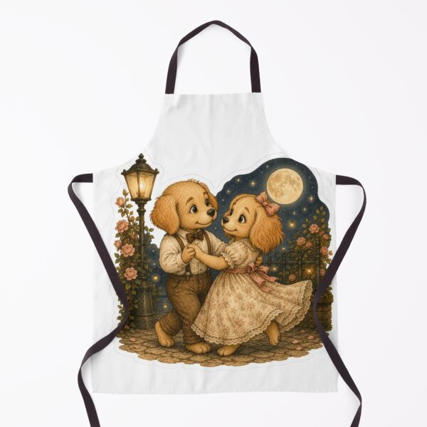Item preview, Puppies Dancing Under Moonlight designed and sold by Snurly.