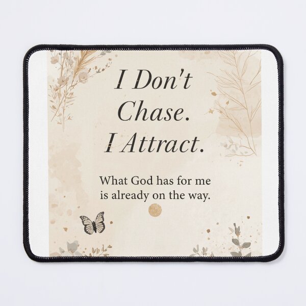 Item preview, I Don't Chase, I Attract Design designed and sold by Fresh Starts.