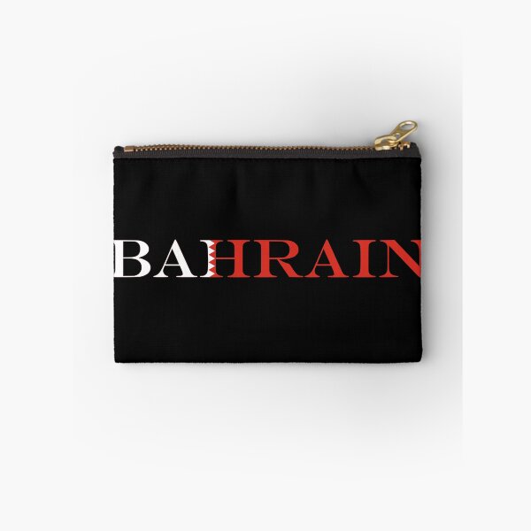 Item preview, Bahrain Country Name Typography Flag | Bahraini Text Inside Flag designed and sold by NTGUILTY.