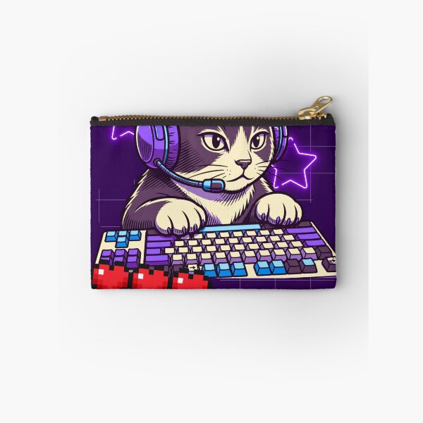 Item preview, Gamer Cat Away From Kibble designed and sold by ConElAlma.