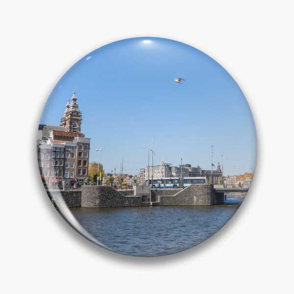 Item preview, Scenic Amsterdam Cityscape from Odebrug and Oosterdokskade designed and sold by jrtwynam.