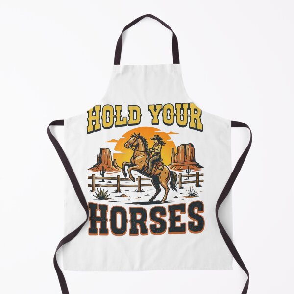 Item preview, Hold Your Horses Cowgirl Western Vintage Retro designed and sold by raedattia.