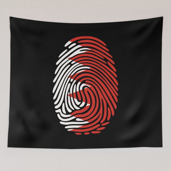 Item preview, Bahrain Flag Fingerprint Identity | Bahraini DNA Heritage Graphic designed and sold by NTGUILTY.