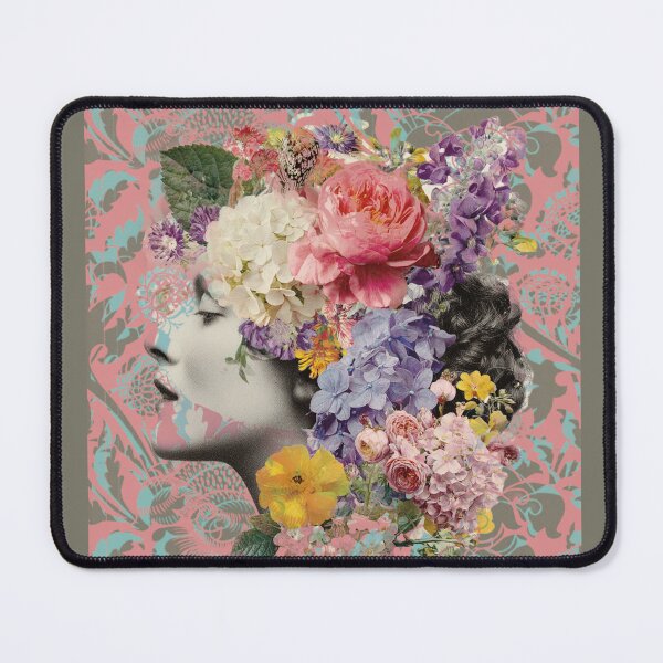 Item preview, Stylish photo of a girl in flowers pink designed and sold by Tana&tanuc.