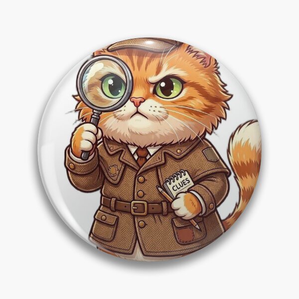 Item preview, Detective Cat designed and sold by Ciphern.