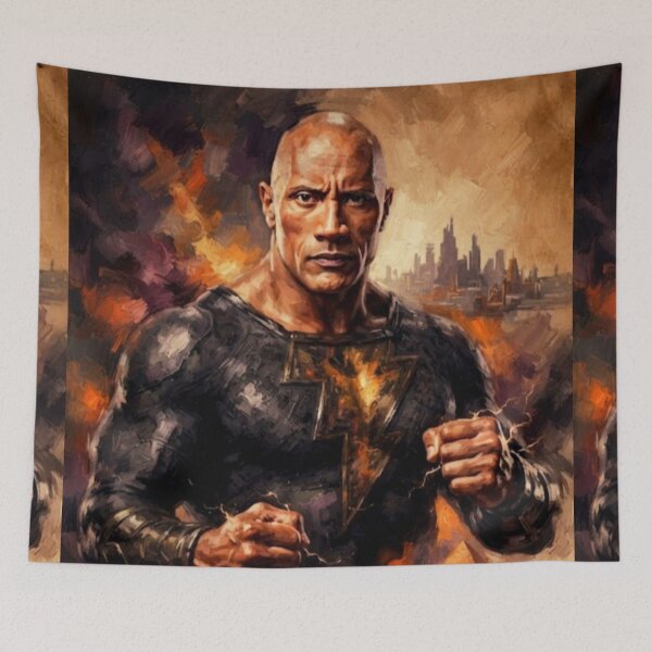 Item preview, Black Adam Ancient Power Fine Art Tribute designed and sold by Art's Diner.