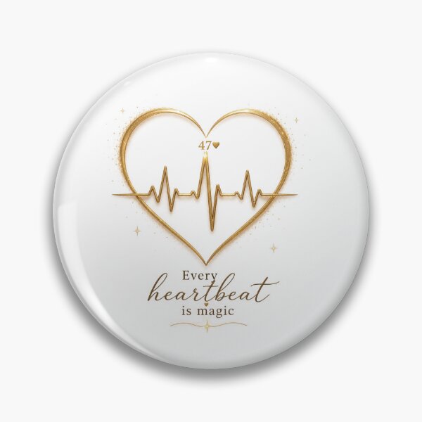 Item preview, Every Heartbeat Is Magic | 47 Chromosomes Down Syndrome Awareness Heart Design designed and sold by Cartoon art with a purpose ❤️ Supporting Althea’s friends .