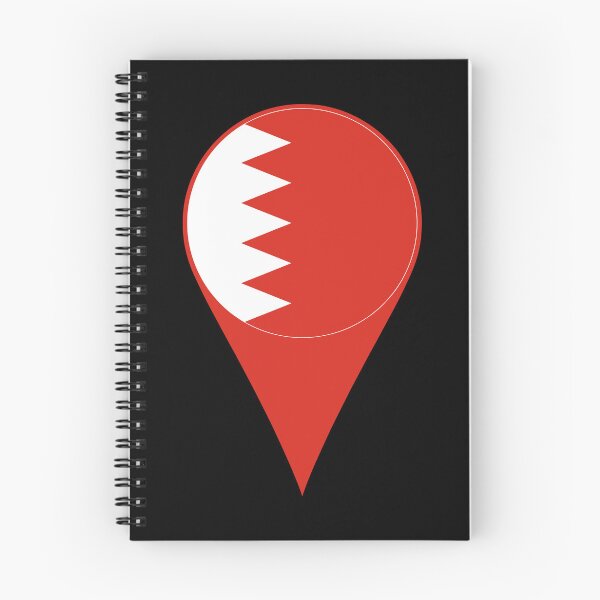 Item preview, Bahrain Flag Location Pin Map Marker | Bahraini Destination GPS Icon designed and sold by NTGUILTY.
