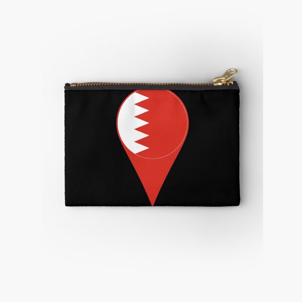 Item preview, Bahrain Flag Location Pin Map Marker | Bahraini Destination GPS Icon designed and sold by NTGUILTY.