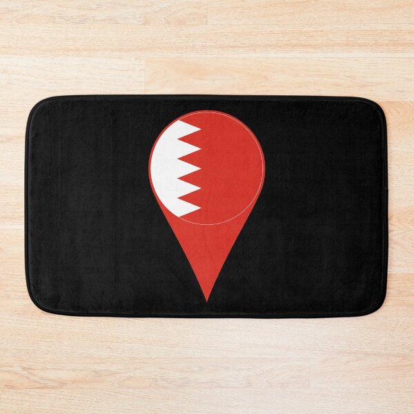 Item preview, Bahrain Flag Location Pin Map Marker | Bahraini Destination GPS Icon designed and sold by NTGUILTY.