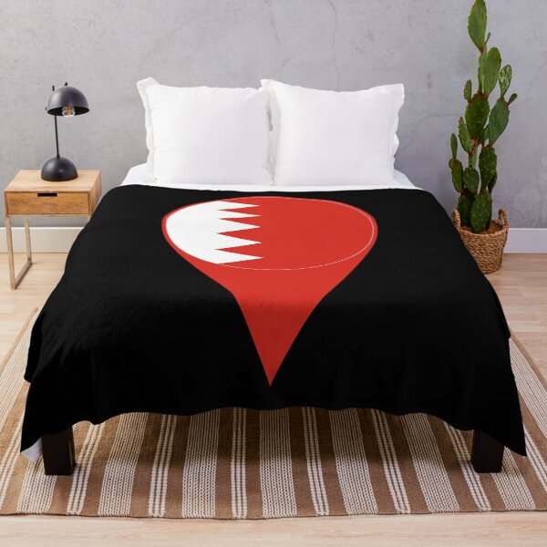 Item preview, Bahrain Flag Location Pin Map Marker | Bahraini Destination GPS Icon designed and sold by NTGUILTY.
