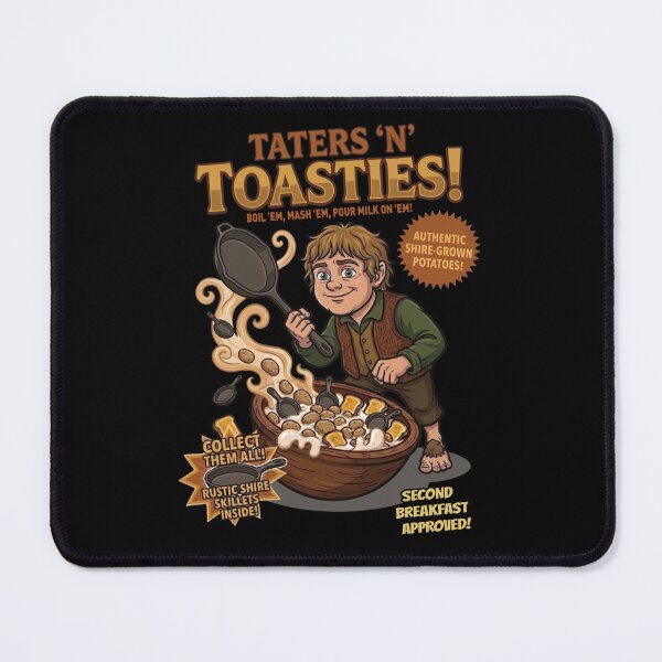 Item preview, Taters 'N' Toasties! | Samwise Gamgee Shire Cereal Parody | Funny Fantasy Mashup designed and sold by VoglR.