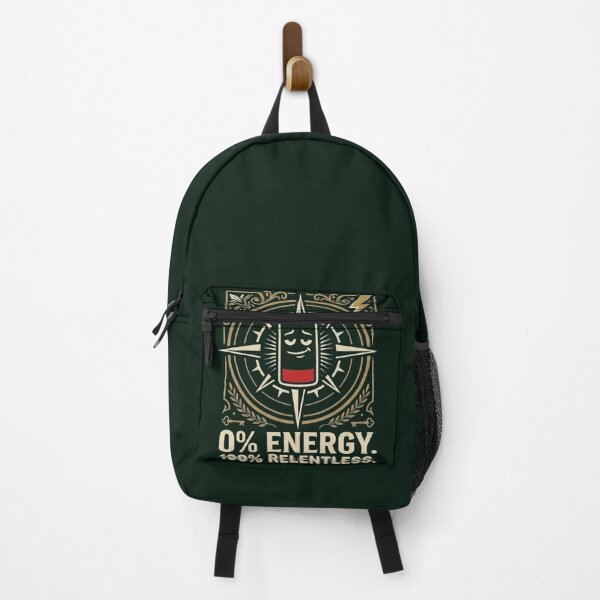 Item preview, 0 PERCENT ENERGY 100 PERCENT RELENTLESS STOIC MOTIVATIONAL GYM T-SHIRT designed and sold by LowBatteryStudio ⭐.