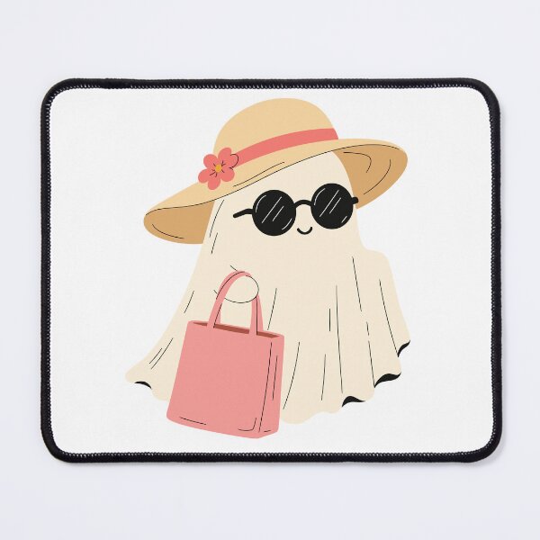 Item preview, Vacation Ghost with Sun Hat designed and sold by AllaMashycheva.