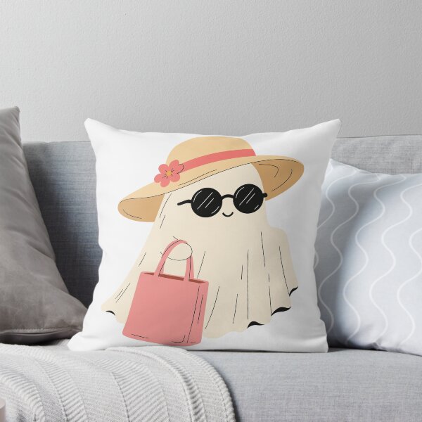 Item preview, Vacation Ghost with Sun Hat designed and sold by AllaMashycheva.
