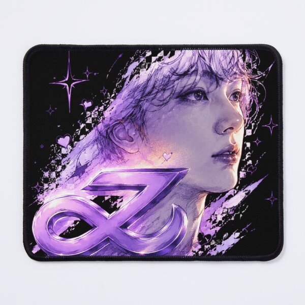 Item preview, BTS Jungkook purple Art designed and sold by Kimheawon.