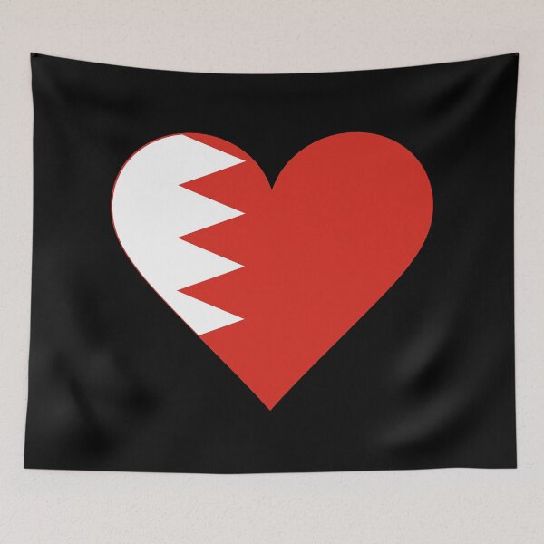 Item preview, Bahrain Heart Flag Graphic | I Love Bahrain Patriotic Symbol designed and sold by NTGUILTY.