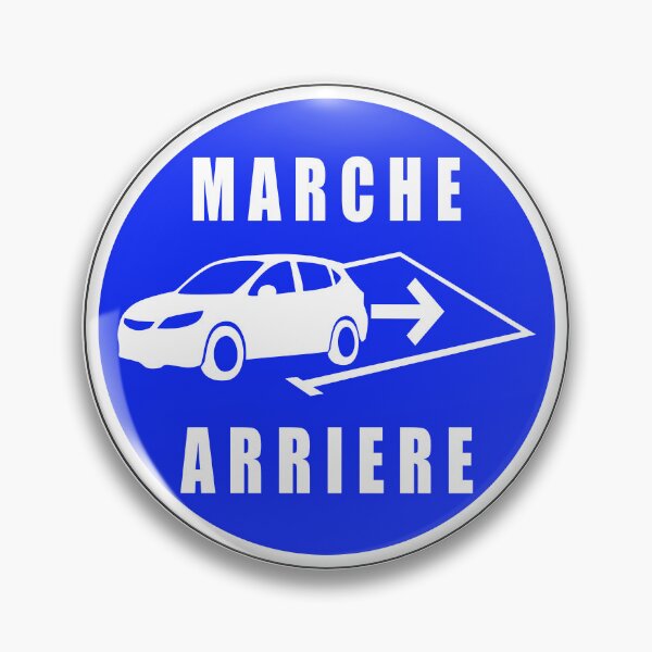Item preview, Reverse Gear - Vintage Automotive Safety Sign designed and sold by Panneaux et signalisations - NPOITEVIN.