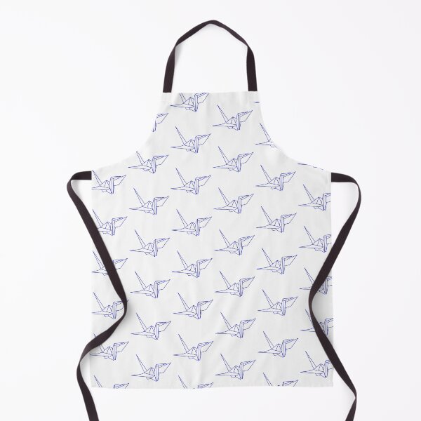 Item preview, Dark Blue Origami Crane Line Drawing designed and sold by SarahJisri.