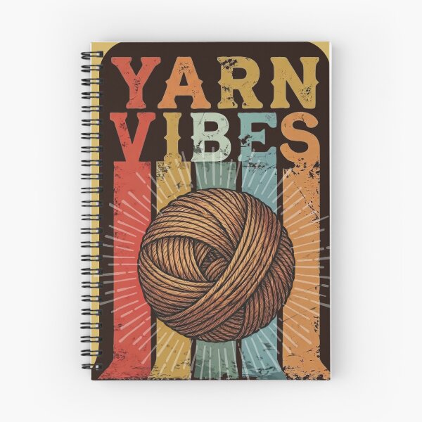 Item preview, Retro vintage 70s yarn vibes crochet crocheter knitter knitting designed and sold by BigMRanch.