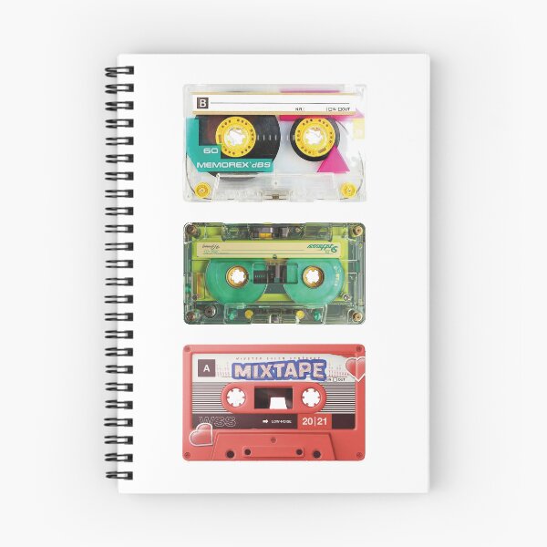 Item preview, Vintage Cassette Tape Collection: 80s 90s Retro Synthwave Mixtape and Lo-Fi Aesthetic Fan Art designed and sold by benja-08.
