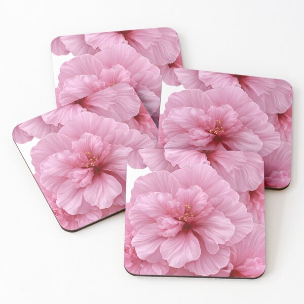 Item preview, Elegant Pink Hibiscus Floral Pattern Romantic Botanical Artwork Design designed and sold by EL-Lebedenko.