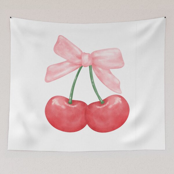 Item preview, Cherry Sweet – Cute Retro Pastel Cherries Illustration 4 designed and sold by SDKENERGY.