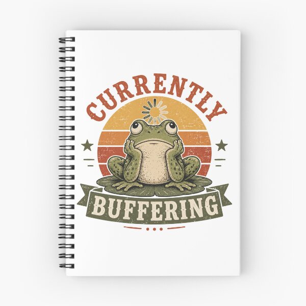Item preview, Currently Buffering Funny Frog designed and sold by mYaro.