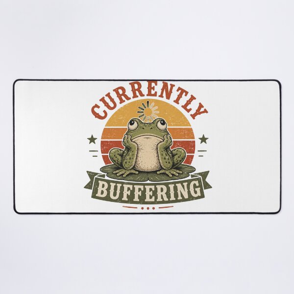 Item preview, Currently Buffering Funny Frog designed and sold by mYaro.