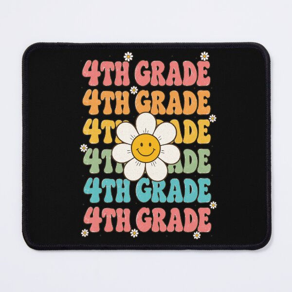Item preview, Retro 4th Grade Daisy Back to School designed and sold by msmeylin.