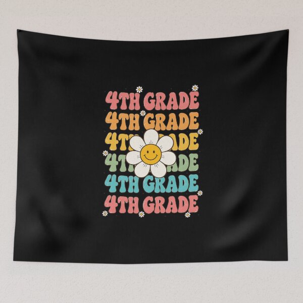 Item preview, Retro 4th Grade Daisy Back to School designed and sold by msmeylin.