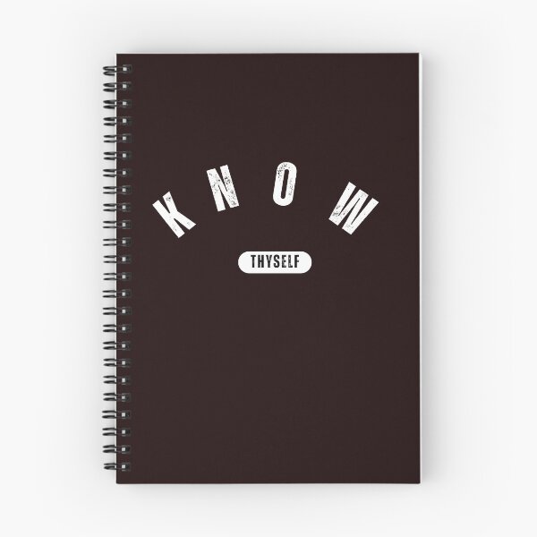 Item preview, Know Thyself Minimalist Typography Design designed and sold by MissLotusStudio.