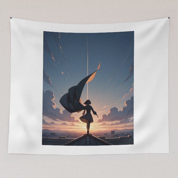 Item preview, Art - Stylized Female Figure, Melancholic and Grand Ambiance designed and sold by AnimeShin.