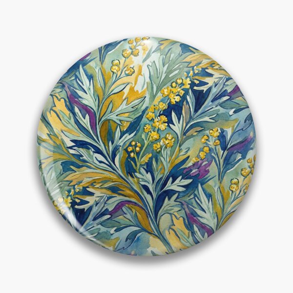 Item preview, Artemisia Botanical Herb - Vintage Artistic Floral Illustration designed and sold by OddlySticky.