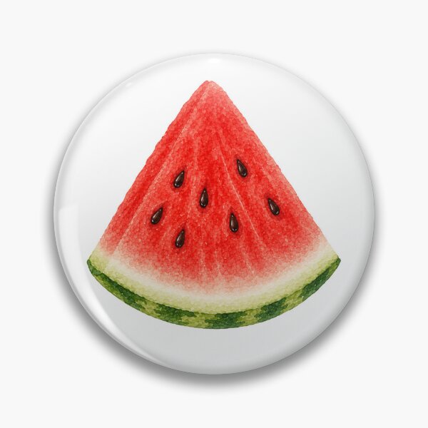 Item preview, Vintage Watercolor Watermelon Slice | Botanical Summer Fruit Illustration designed and sold by Ethereal-Rain.