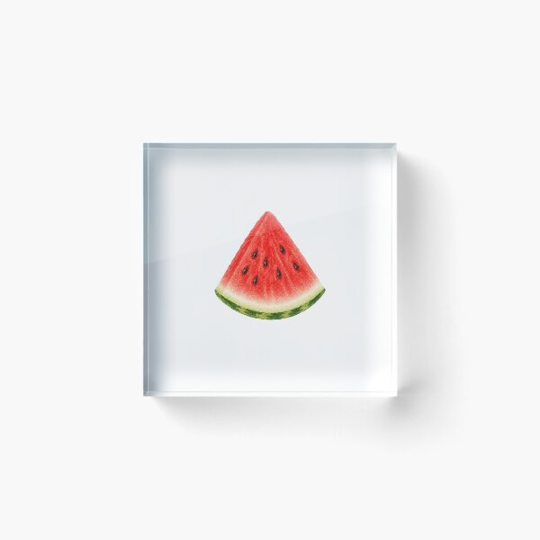 Item preview, Vintage Watercolor Watermelon Slice | Botanical Summer Fruit Illustration designed and sold by Ethereal-Rain.
